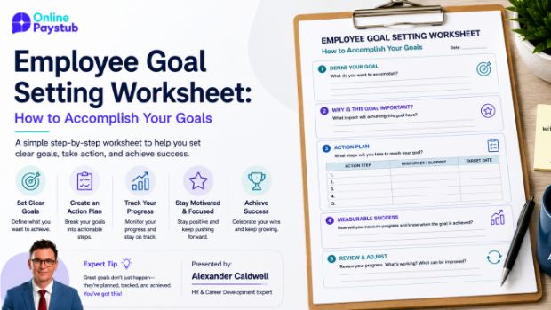 Employee Goal Setting Worksheet: How to Accomplish Your Goals — guide by Alexander Caldwell