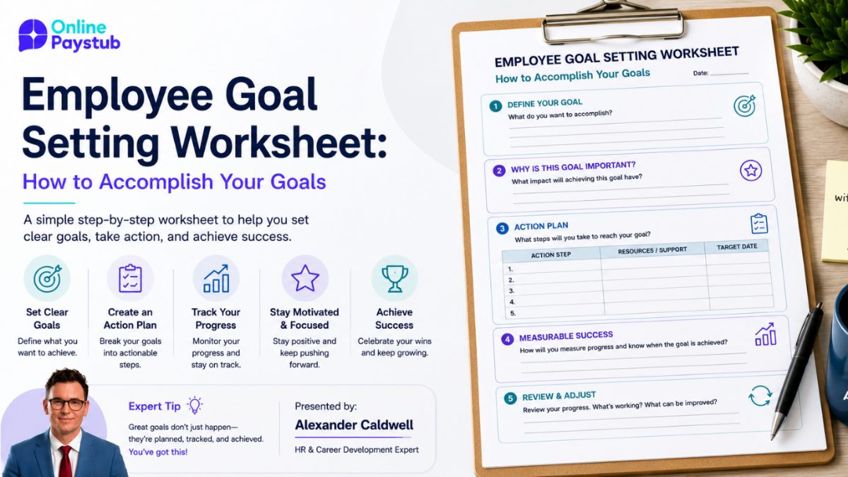 Employee Goal Setting Worksheet: How to Accomplish Your Goals — guide by Alexander Caldwell
