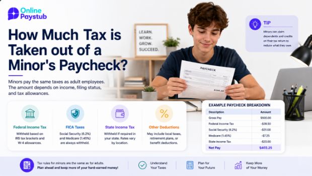 How Much Tax Is Taken Out of a Minor's Paycheck? — guide by Alexander Caldwell