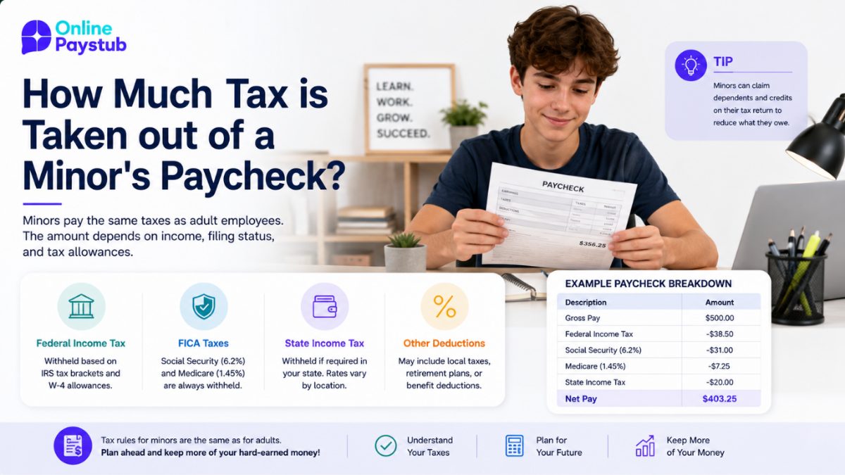 How Much Tax Is Taken Out of a Minor's Paycheck? — guide by Alexander Caldwell