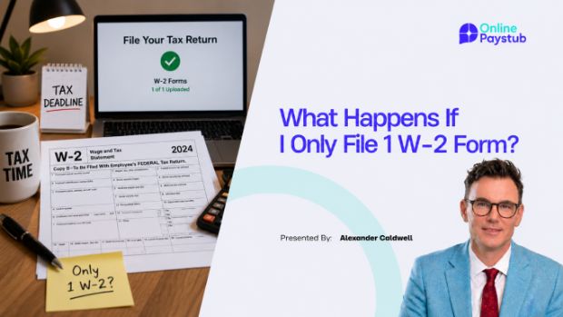 What Happens If I Only File 1 W-2 Form? — guide by Alexander Caldwell