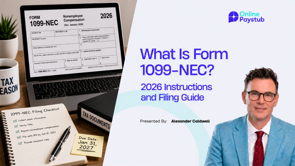 What Is Form 1099-NEC? 2026 Instructions and Filing Guide — guide by Alexander Caldwell