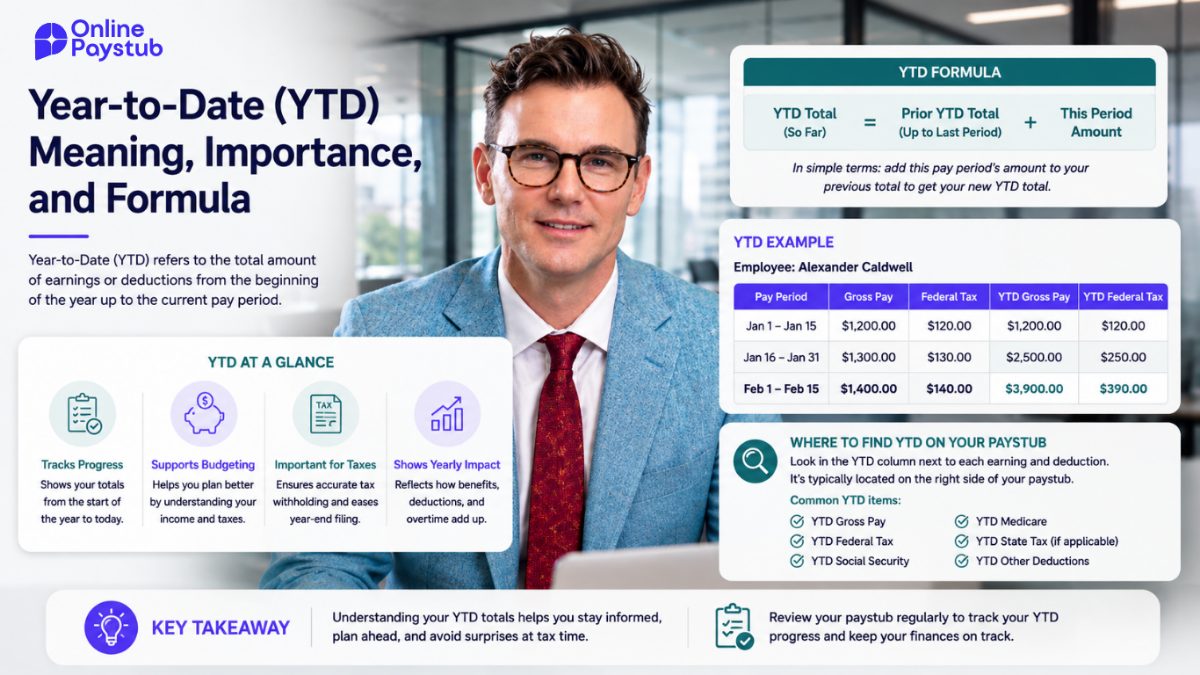 Year-to-Date (YTD) Meaning, Importance and Formula — guide by Alexander Caldwell